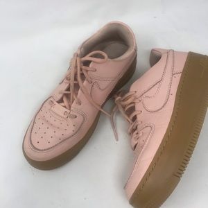 Nike Air Force Ones Peach Size 7.5